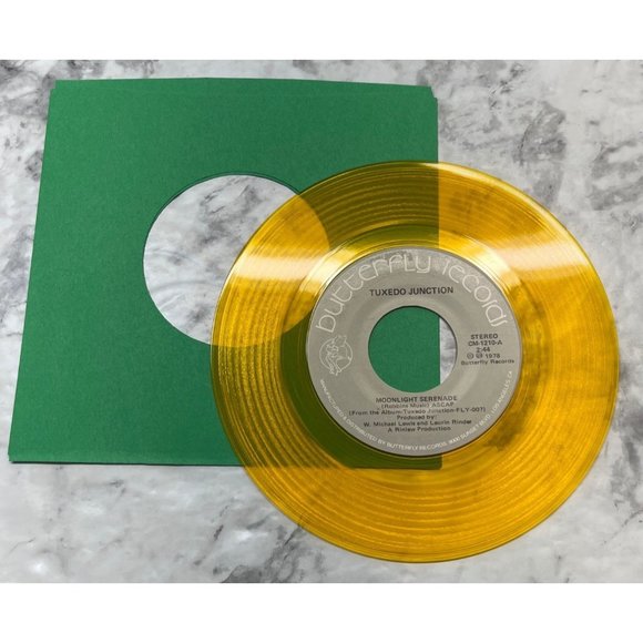 Tuxedo Junction Moonlight Serenade / Volga Boatman 1978 Disco Funk Yellow Vinyl - Picture 3 of 6